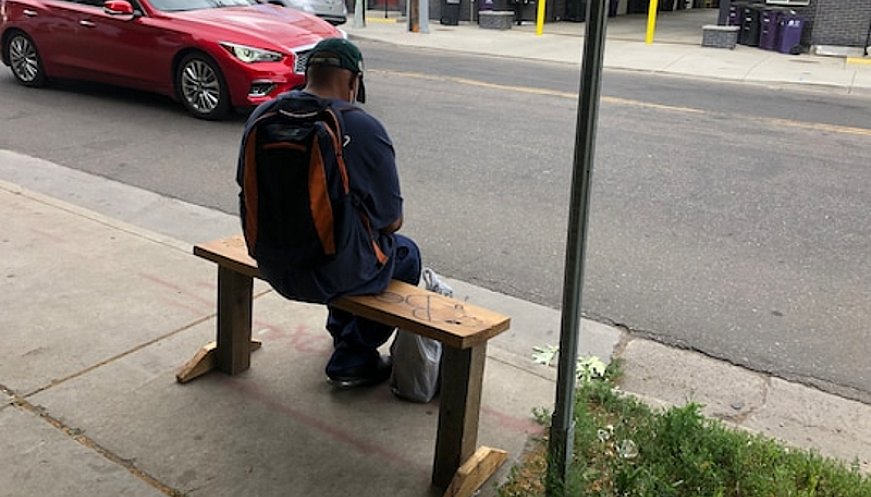 Seeing A Woman Sitting In The Dirt At A Bus Stop, He Began Making Benches