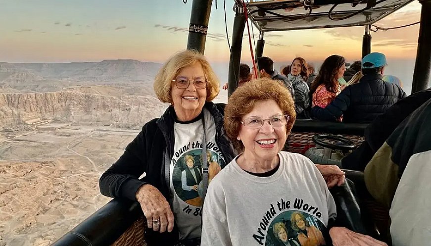 'We Are 82, And Travel We Can Do'