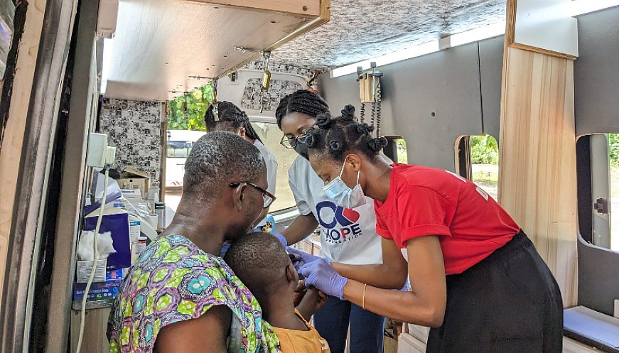 His Mobile Medical Clinic Serves Remote Villages In Ghana
